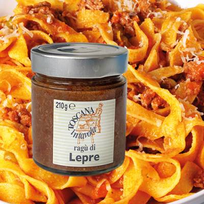 Ragu di Lepre - Hasenragout 210 g - verschmutzt nach Transportschaden