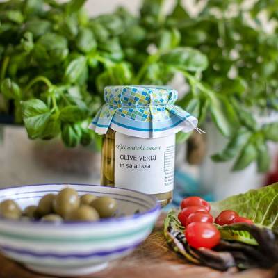 Grüne Oliven Sant'Agostino (Terre di Puglia) 290 g