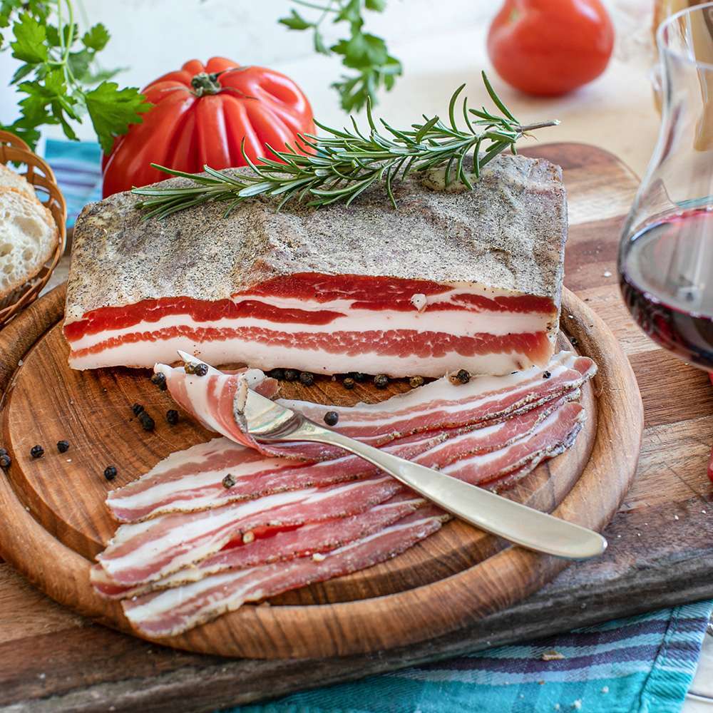 Pancetta, Toskanischer Speck, Mori Bremerwein
