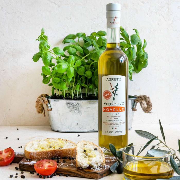 Olio extra Vergine "Verd'olivo Novello" (Agrestis) 0,50 l 2023