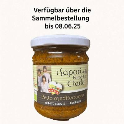 Pesto Mediterraneo Bio (Belfiore) 180 g