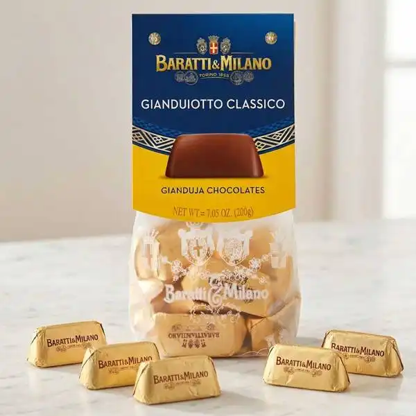 Gianduiotti Nougat (Baratti & Milano) 200 g - jetzt NEU in Tüte -