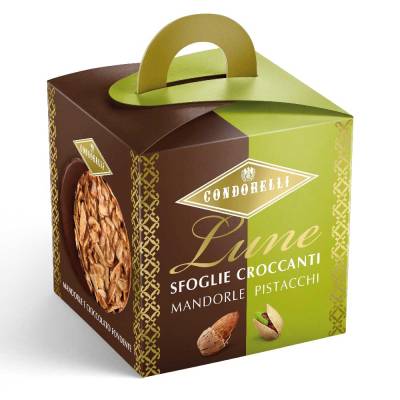 Lune Sfoglie croccanti mandorle+pistacchi (Condorelli) 120 g