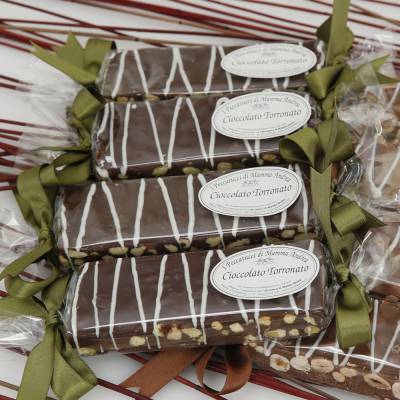 Barra Cioccolato Torronato Pistacchio (Mamma Andrea) 150 g