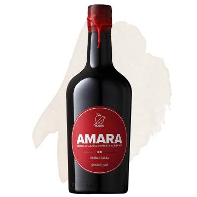 Amara d'Arancia Rossa - Orangenlikör (Rossa Sicily) 0,5 l