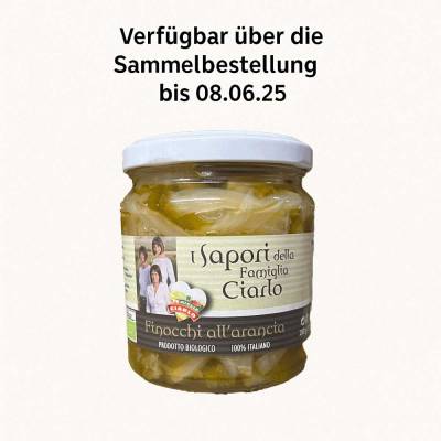 Finocchi all'arancia Bio (Belfiore) 280 g